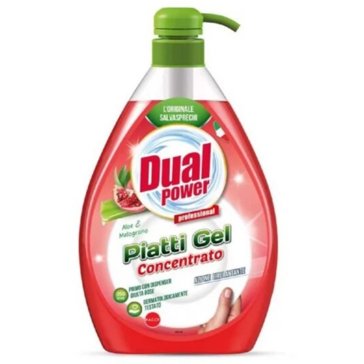 Detergent Concentrat Vase Dual Power cu Aloe si Rodie 1000 ml