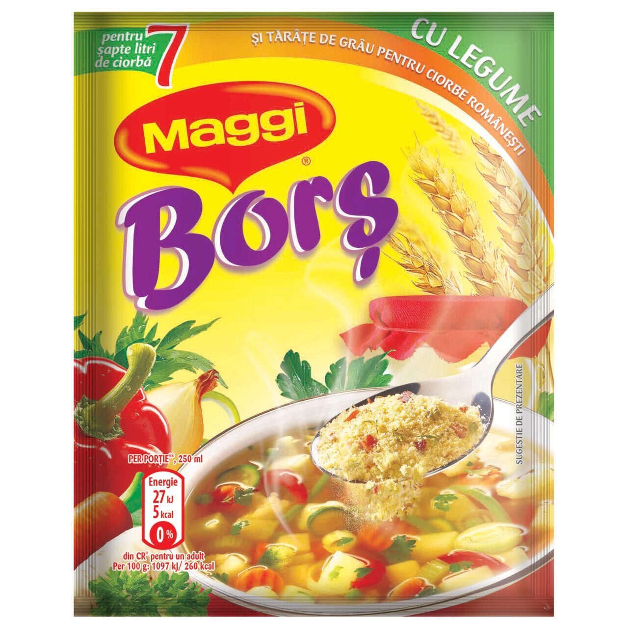 Bors de tarate Maggi cu gust de legume, 70g