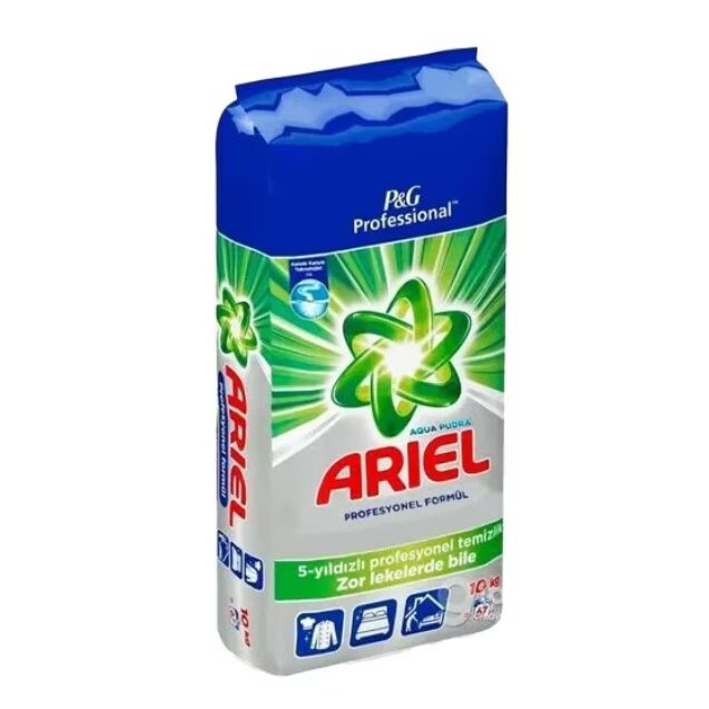 Detergent pudra pentru haine/rufe, Color, Ariel Professional,10 kg
