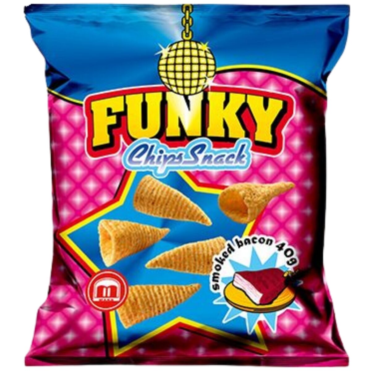 Snack Funky cu aroma de bacon 40g