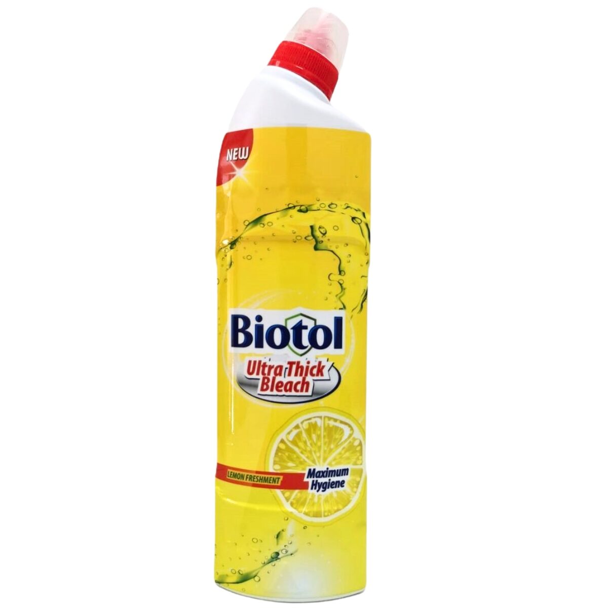 Gel dezinfectant pentru toaleta cu clor si aroma de lamaie Biotol Ultra Thick Bleach, 750ml