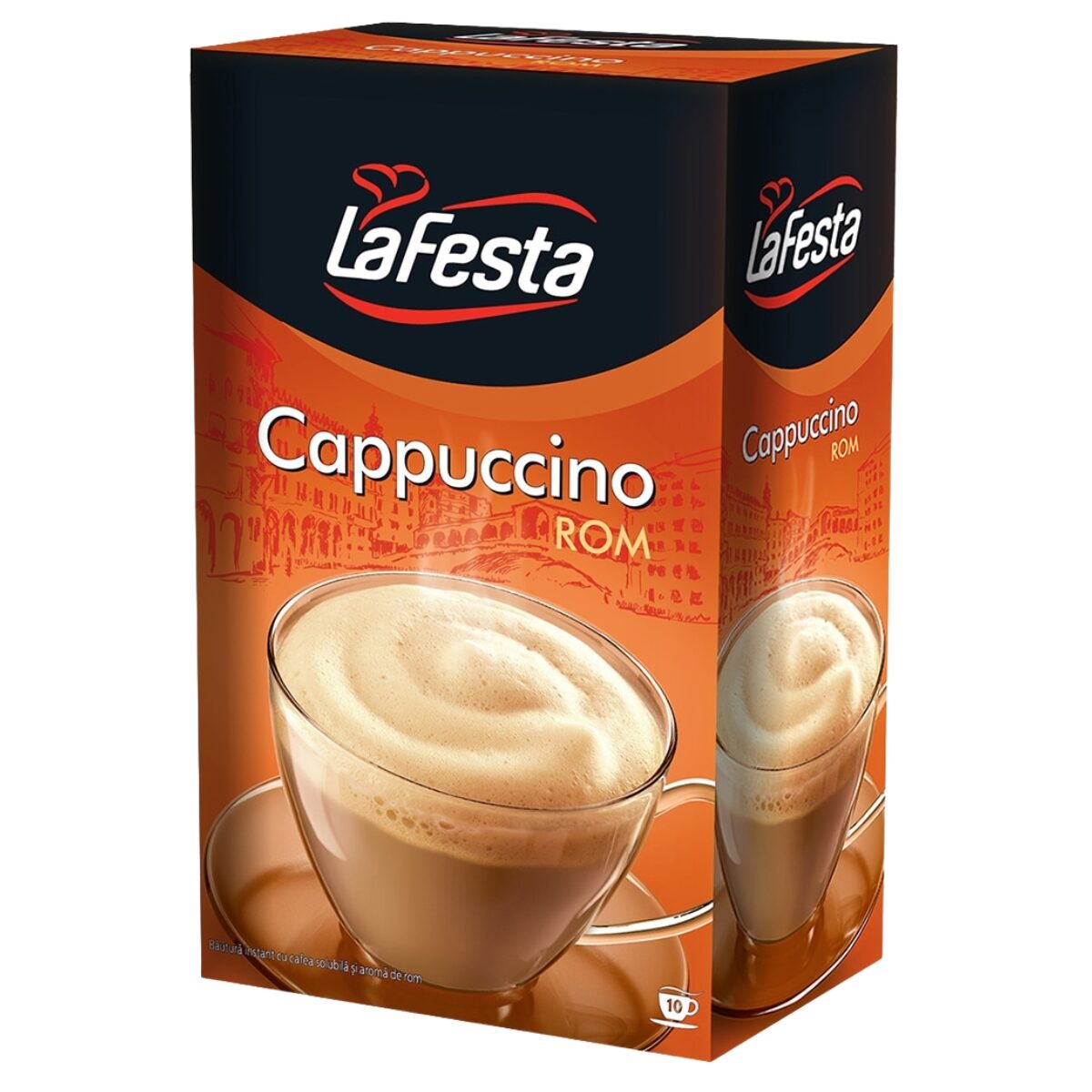 Capuccino La Festa cu rom 125 g, 8 bucati