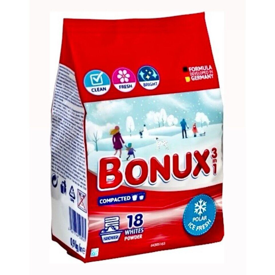 Detergent Manual Bonux 3In1 Ice Fresh, 900g