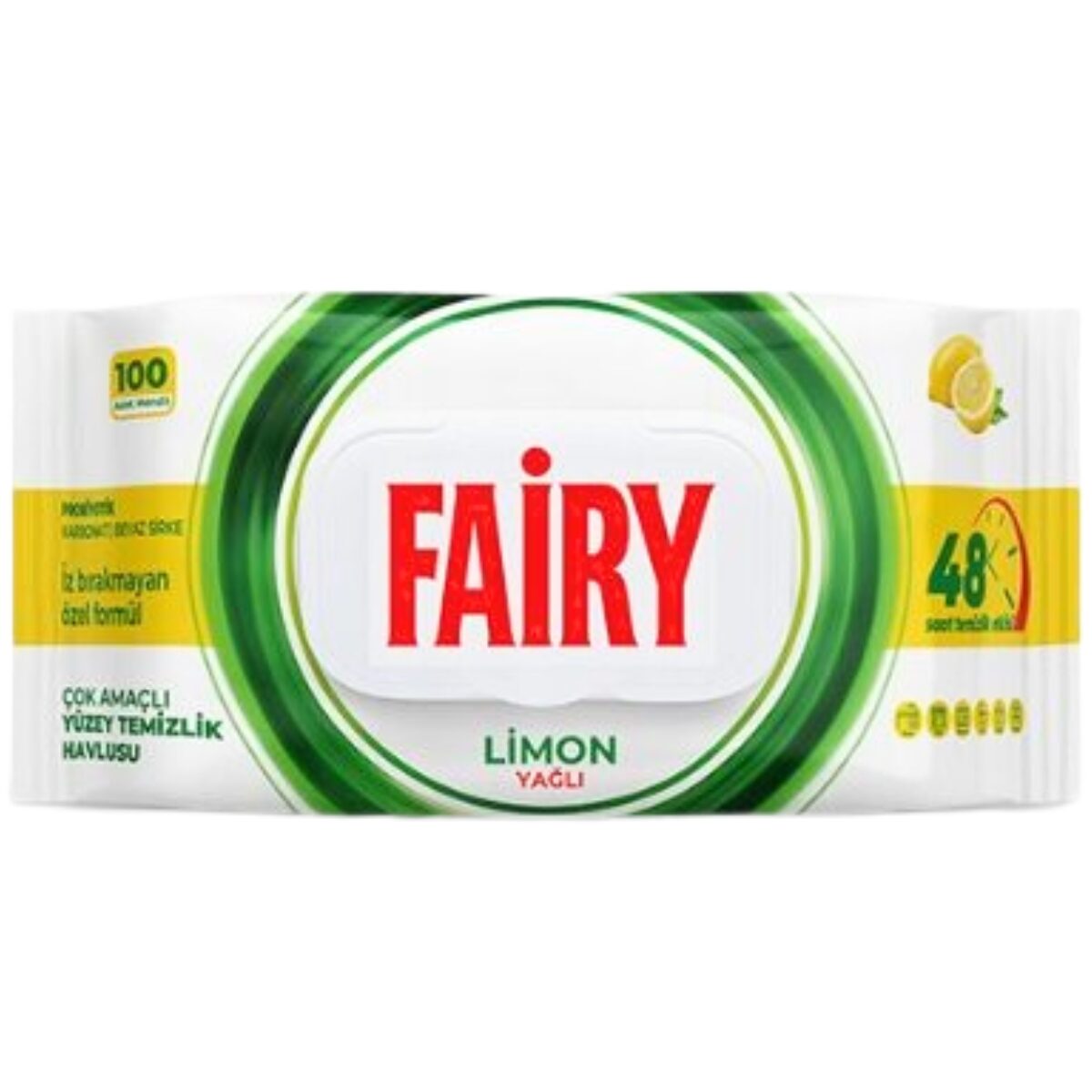 Șervețele umede universale Fairy Lemon, lămâie, 100 buc.