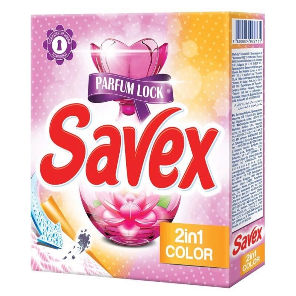 Detergent automat Savex 2in1 Color 300g