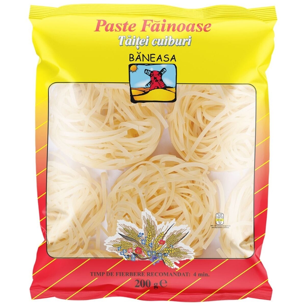 Paste fainoase Tăiței Cuiburi Băneasa 200g