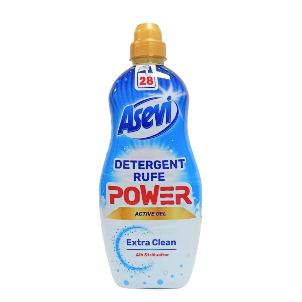 Asevi Detergent Lichid Rufe 1,4L Power Extra Clean 28 Spalari