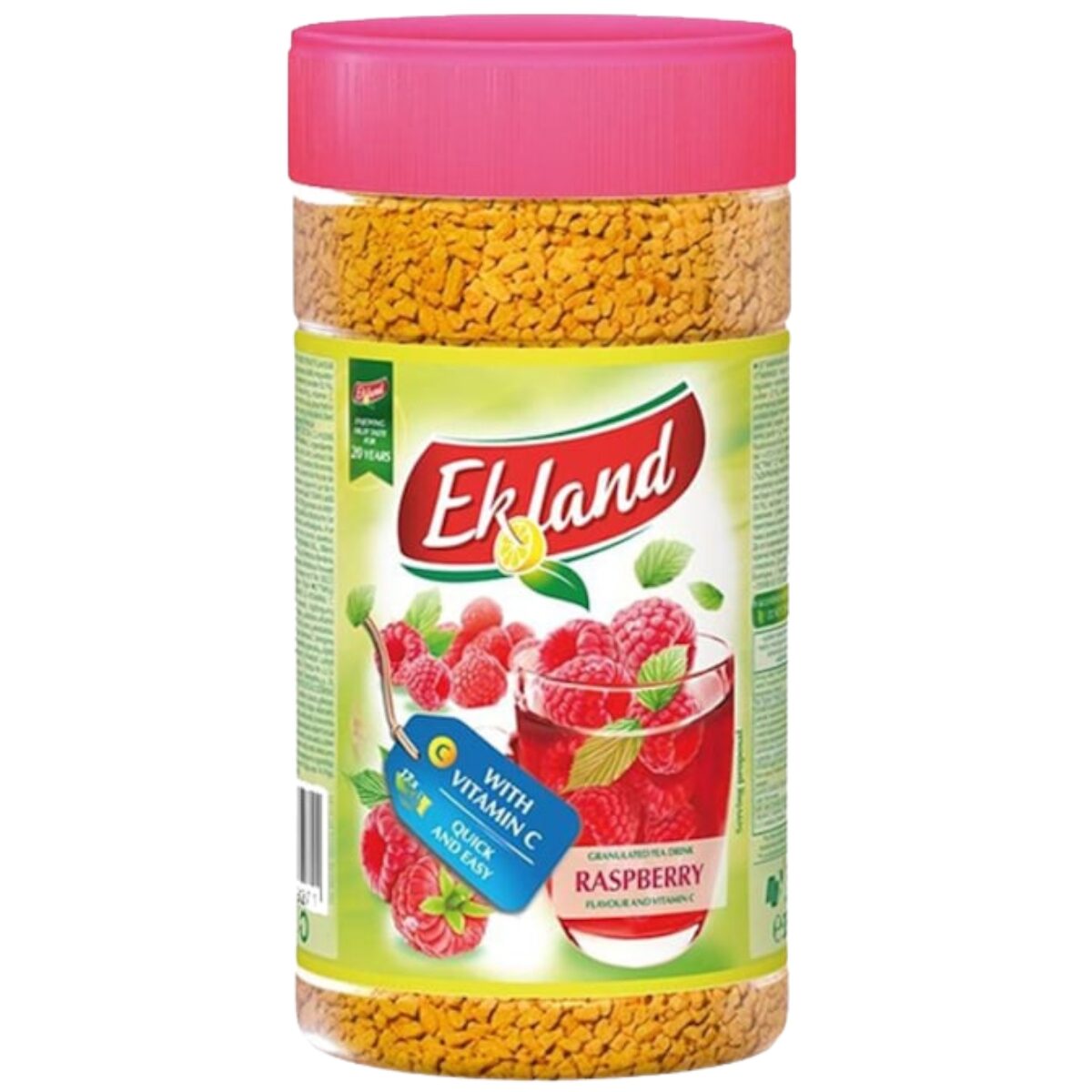Ceai granulat instant cu zmeura Ekoland 350 g