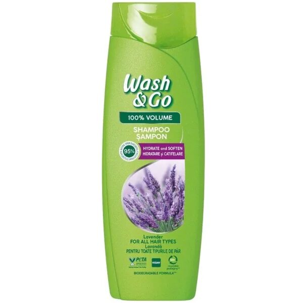 Sampon WASH&GO Lavander, 360ml