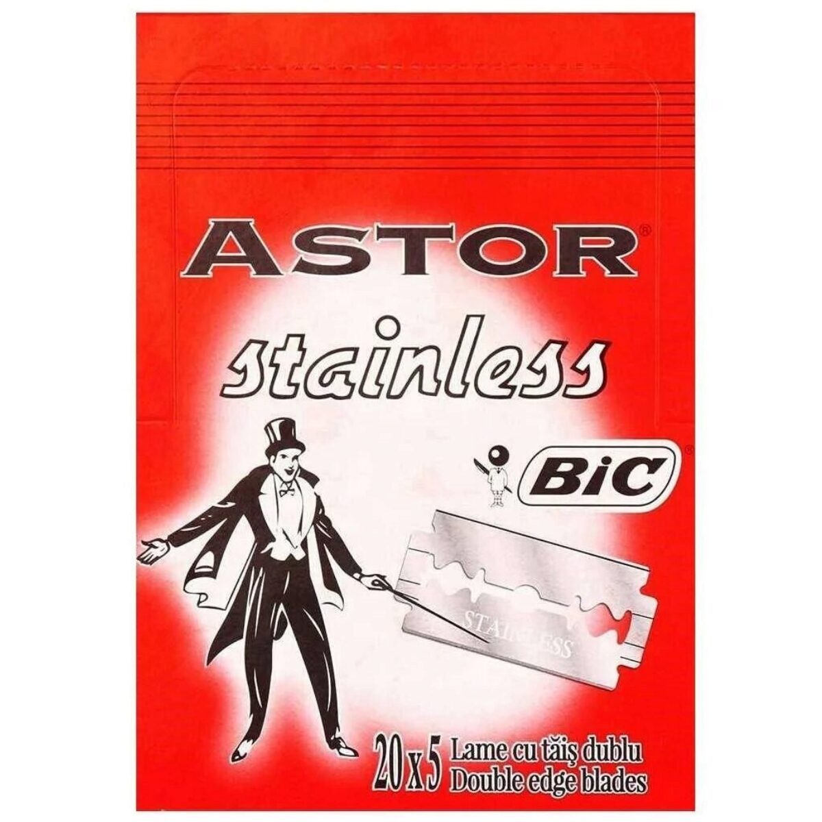 Set Lame Barbierit Bic Astor Stainless, 100 Bucati