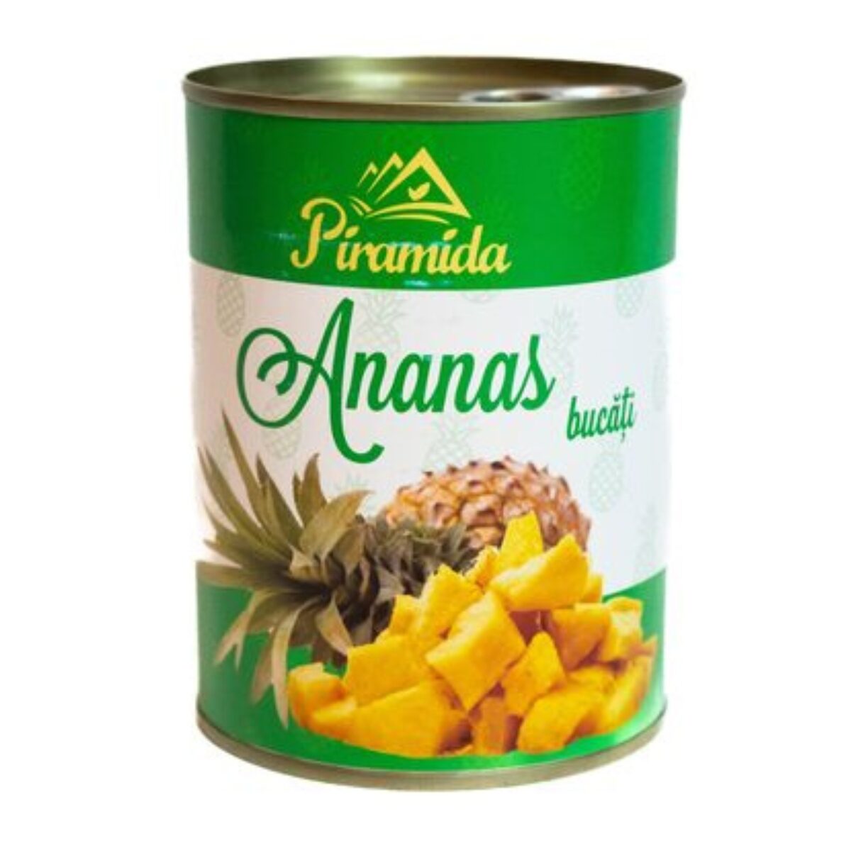 Compot ananas cuburi Piramida 565g