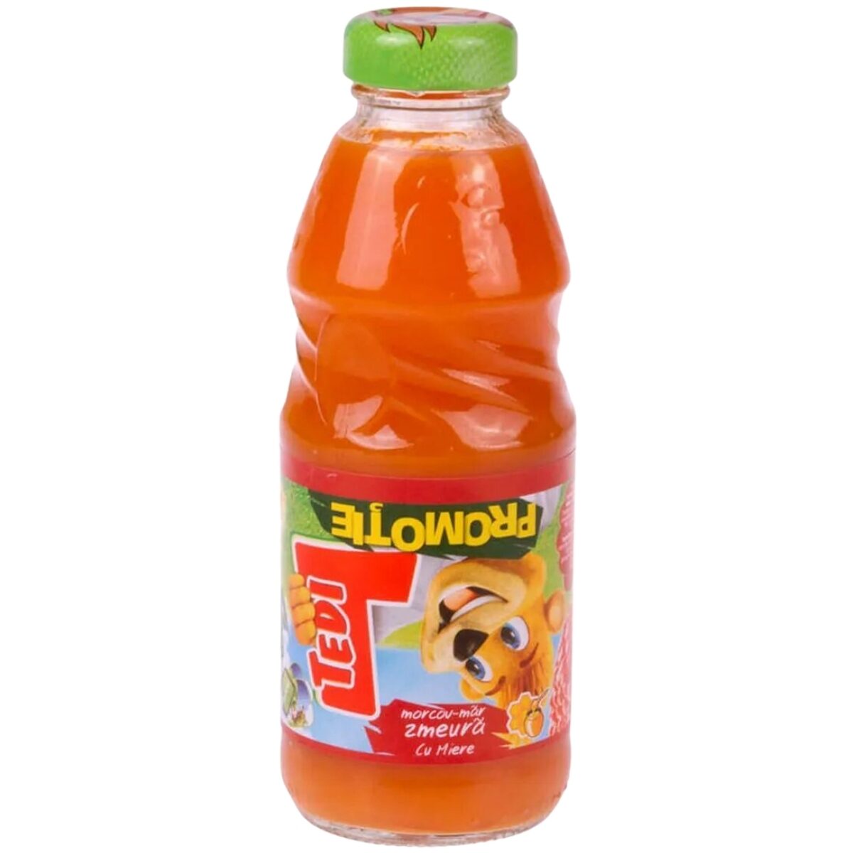 Suc cu zmeura, mar si morcov Tedi 300 ml, SGR