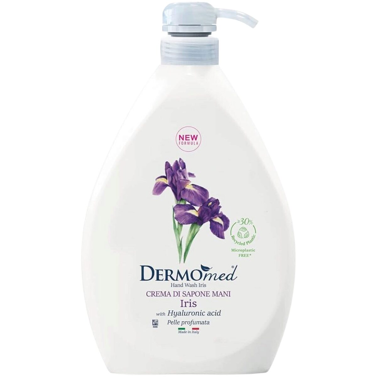 Sapun lichid crema Dermomed cu iris si talc, 1000 ml