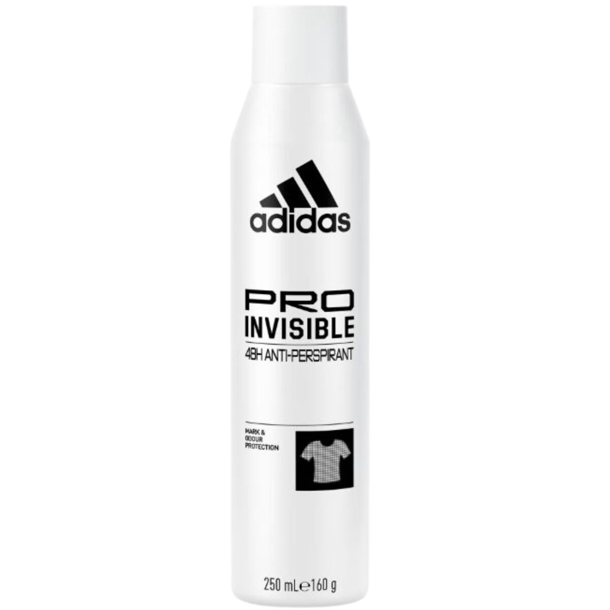 Deodorant spray antiperspirant Adidas Women Invisible, 250 ml