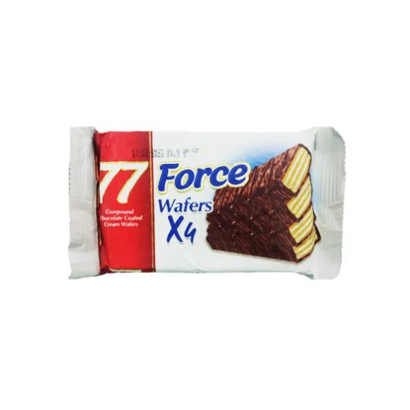 Napolitane Force 77 cu Glazură de Ciocolată 60g | Gust Intens și Crocant