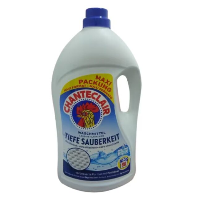 Detergent lichid Chanteclair curatare profunda, 3600 ml, 80 spalari