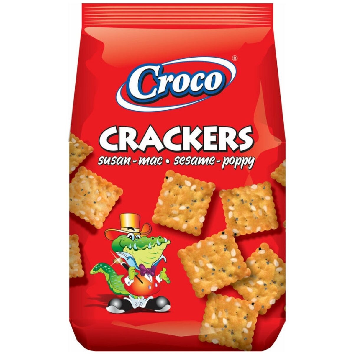Croco crackers cu susan si mac 100 g