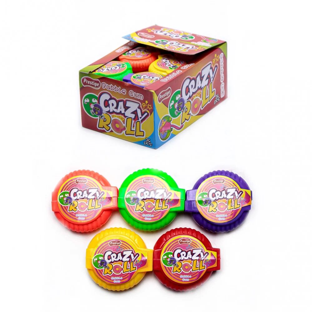 Guma de mestecat Crazy Roll, 7g