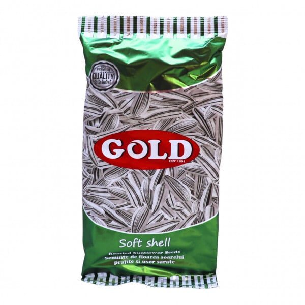 Semințe de floarea-soarelui prăjite ușor sărate Gold, 140 g