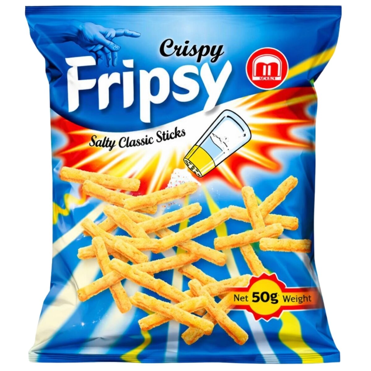 Chips Fripsy cu sare, 50g