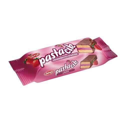 Prajitura Ani Pastacik cu crema de capsuni, 25g