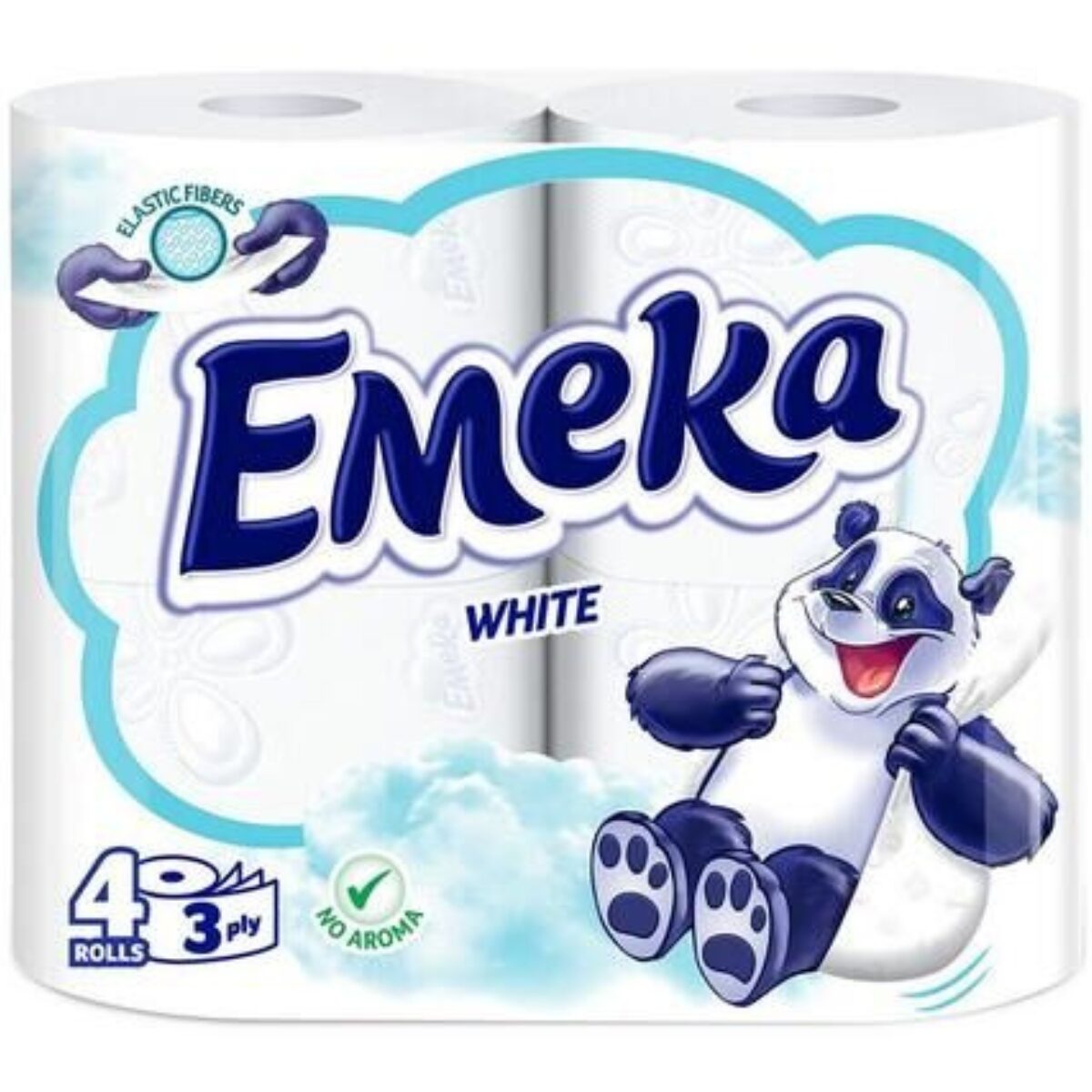 Hârtie igienică Emeka White, 4 role